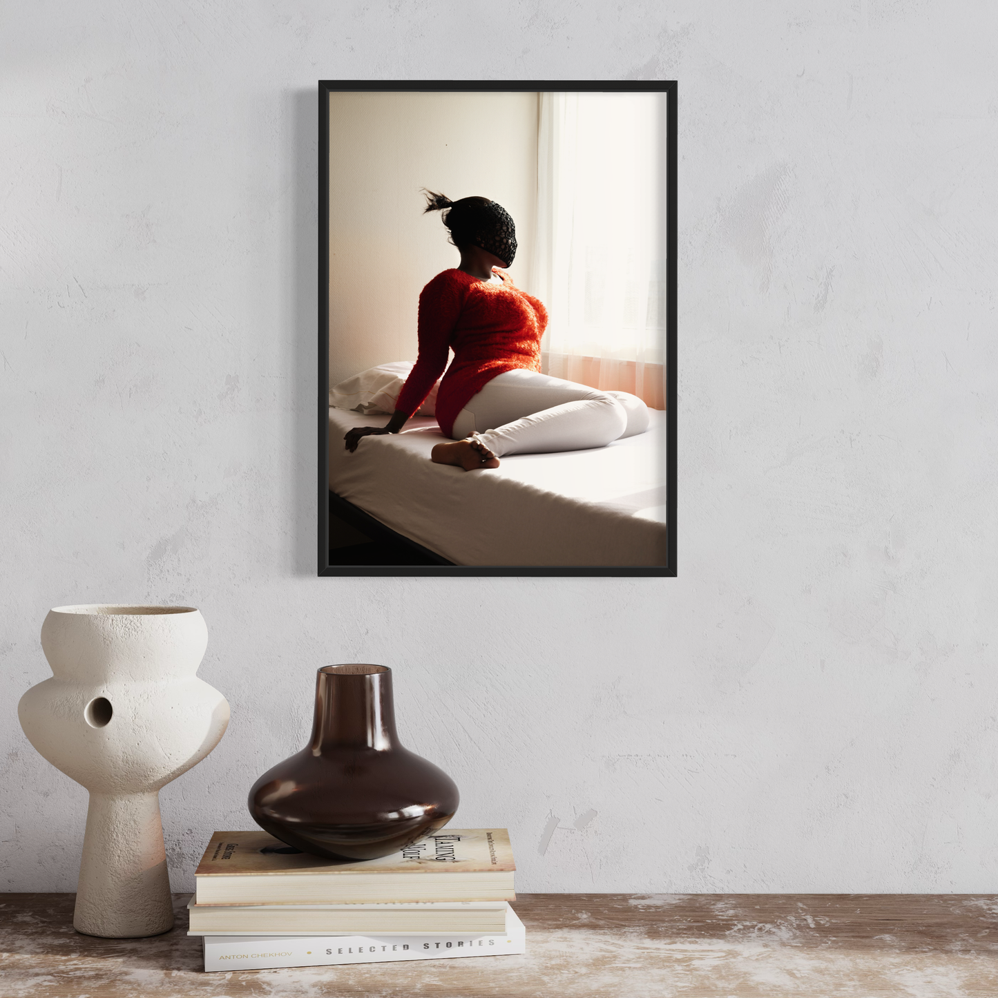 'SOLD' collection - girl in orange