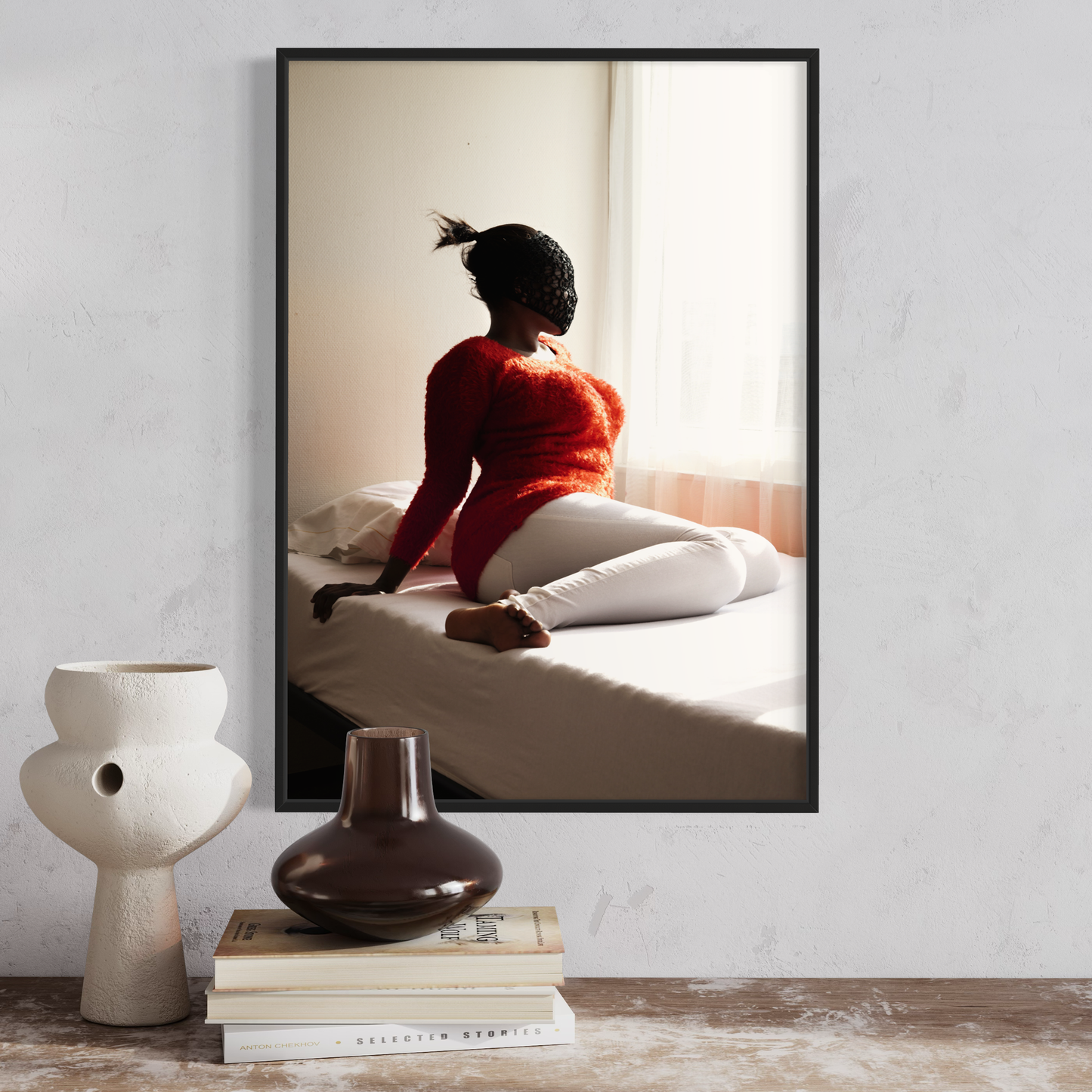 'SOLD' collection - girl in orange