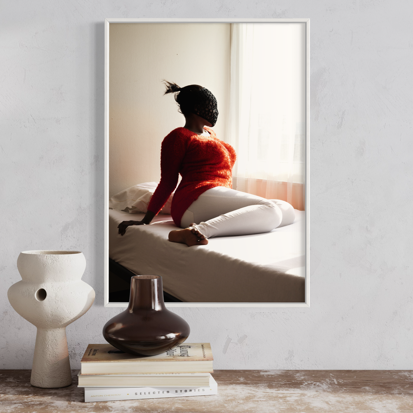 'SOLD' collection - girl in orange