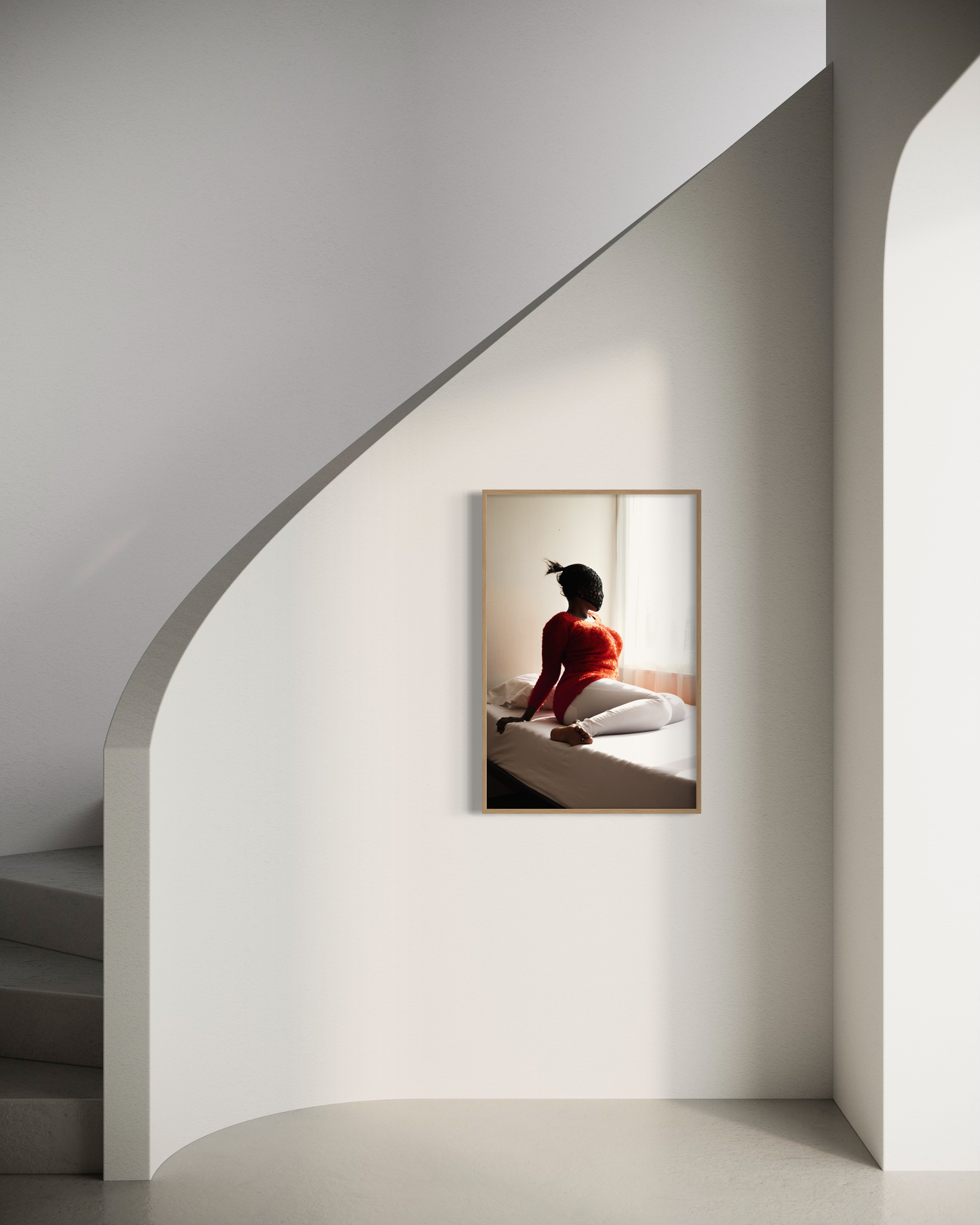 'SOLD' collection - girl in orange