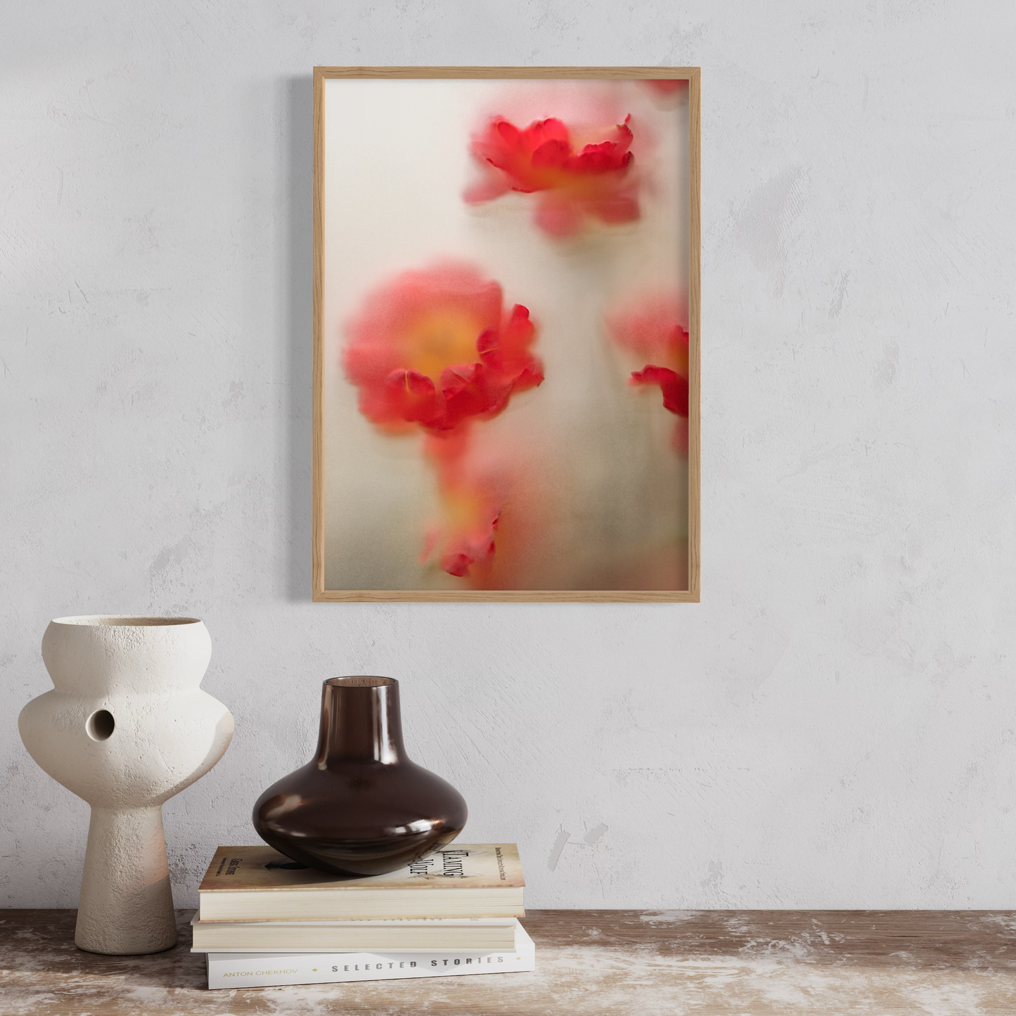 Botanic Still Life collection - red and yellow tulips