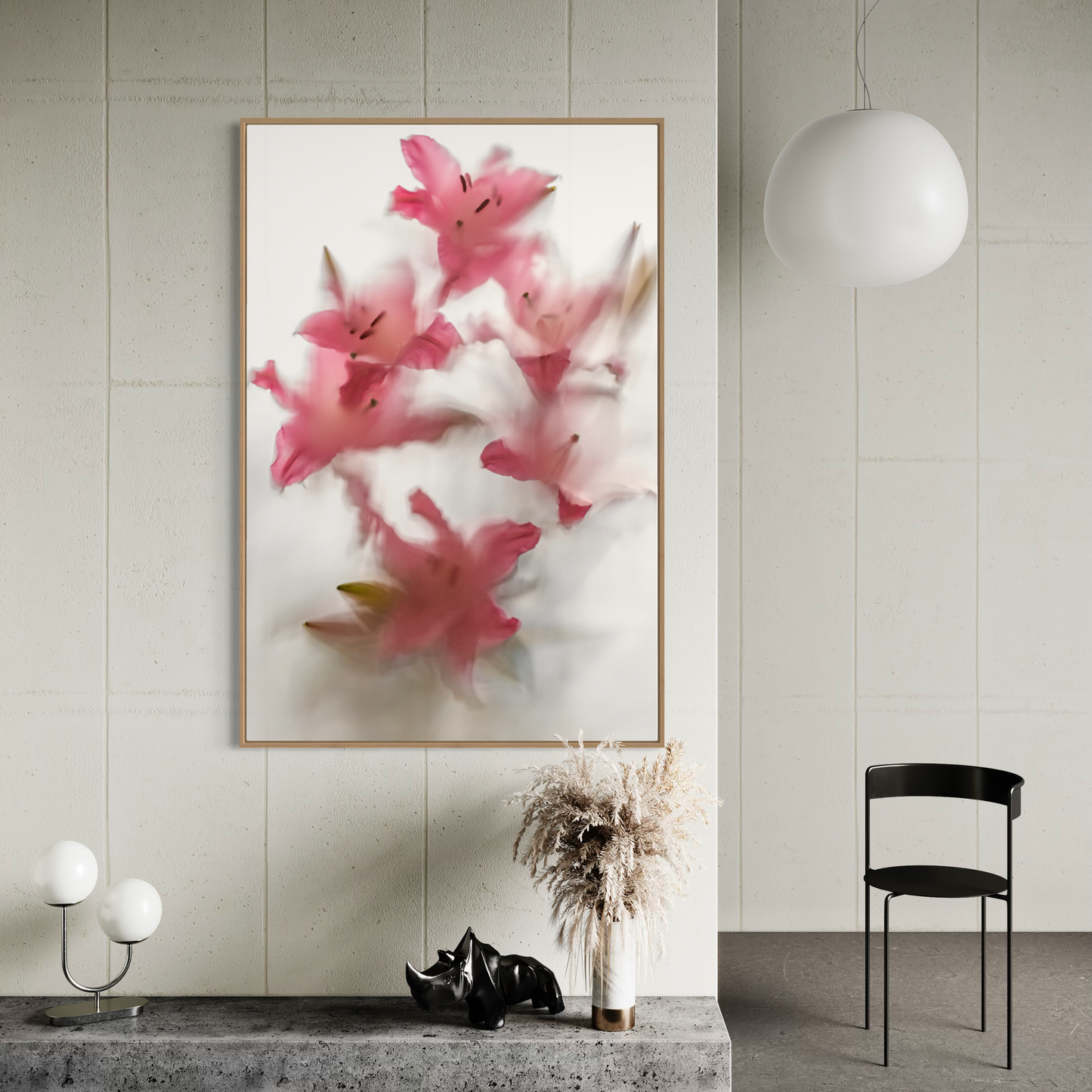Botanic Still Life collection - pink lilies