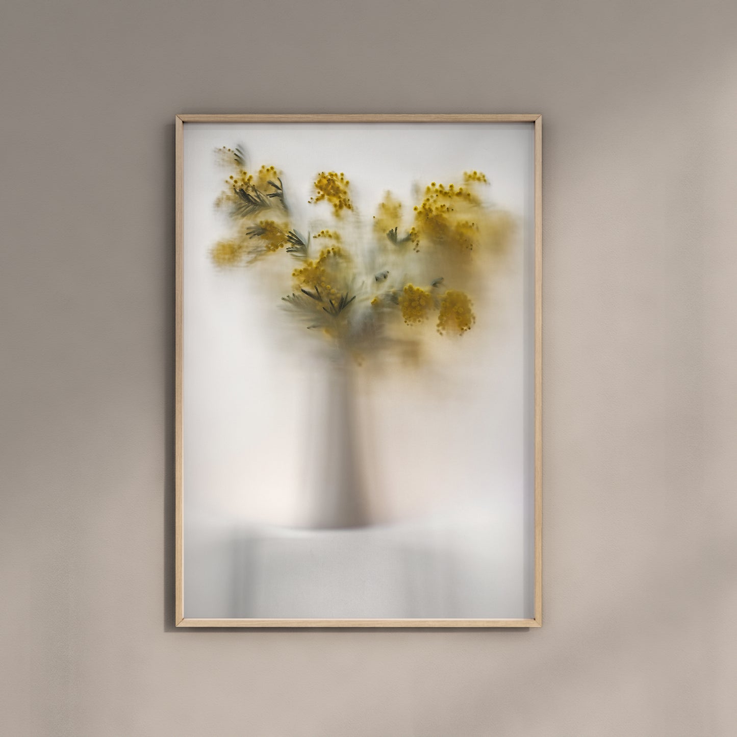 Botanic Still Life collection - mimosa in vase