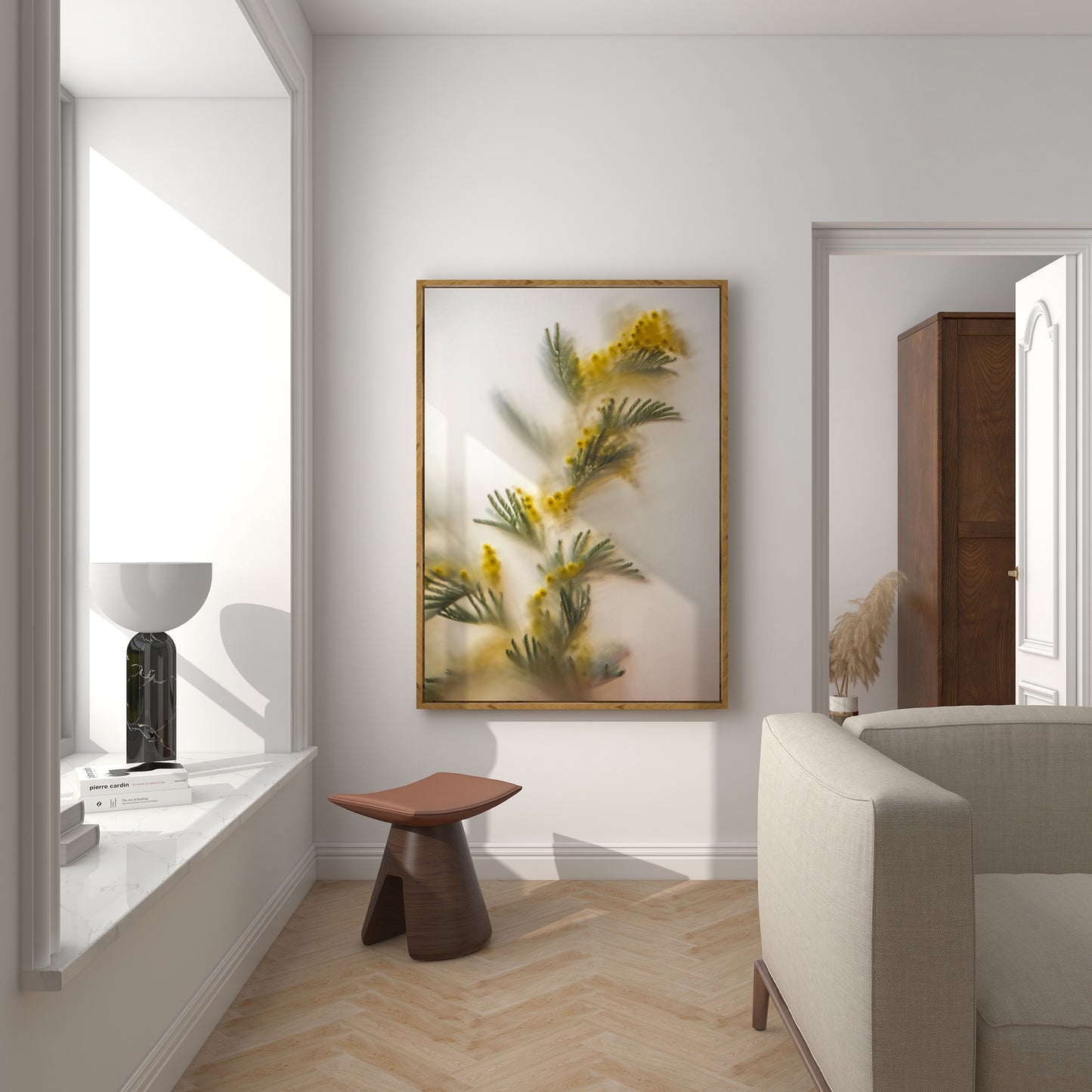 Botanic Still Life collection - mimosa branch #1