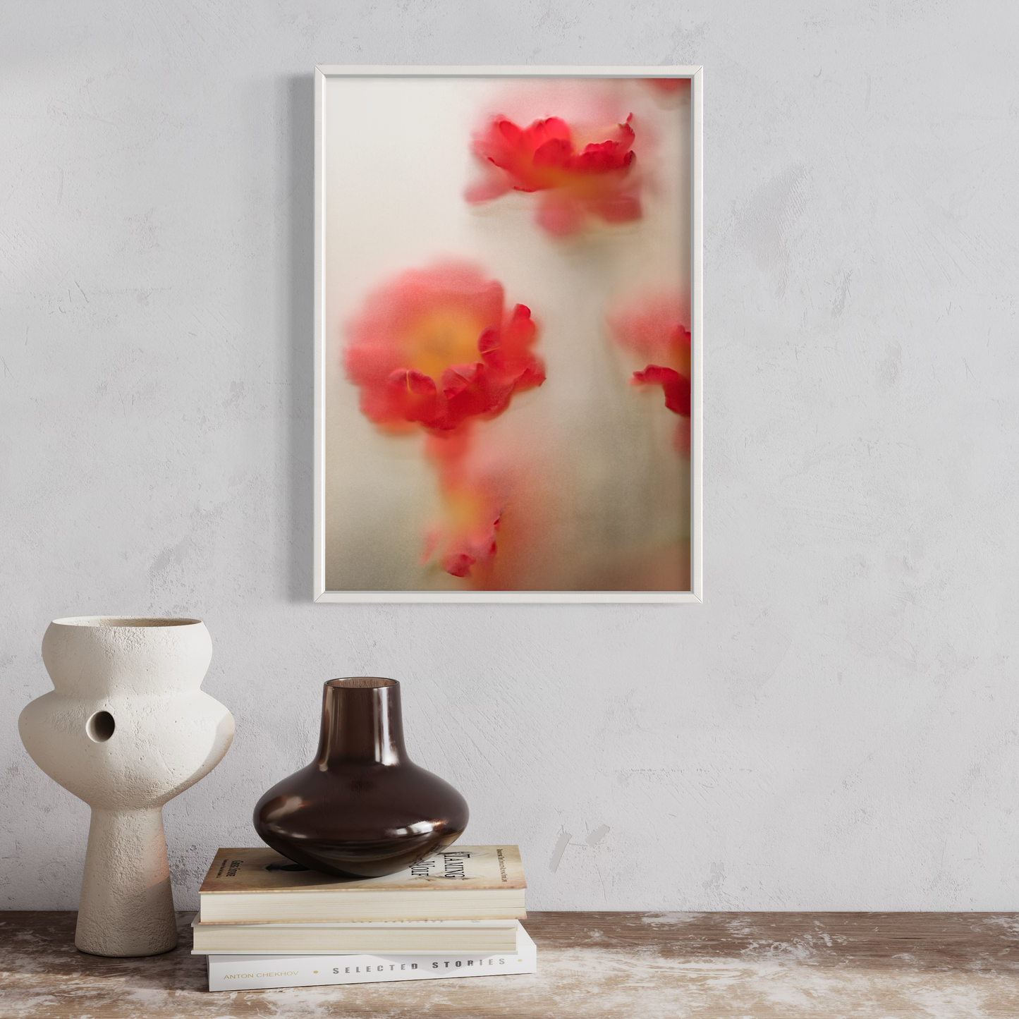 Botanic Still Life collection - red and yellow tulips