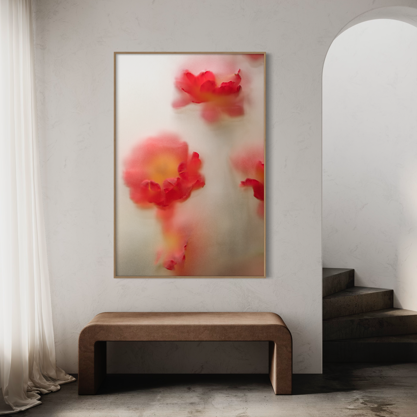 Botanic Still Life collection - red and yellow tulips