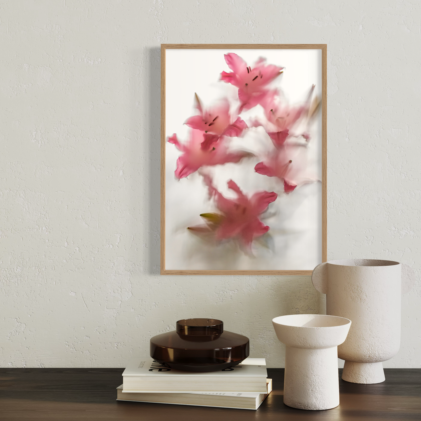Botanic Still Life collection - pink lilies
