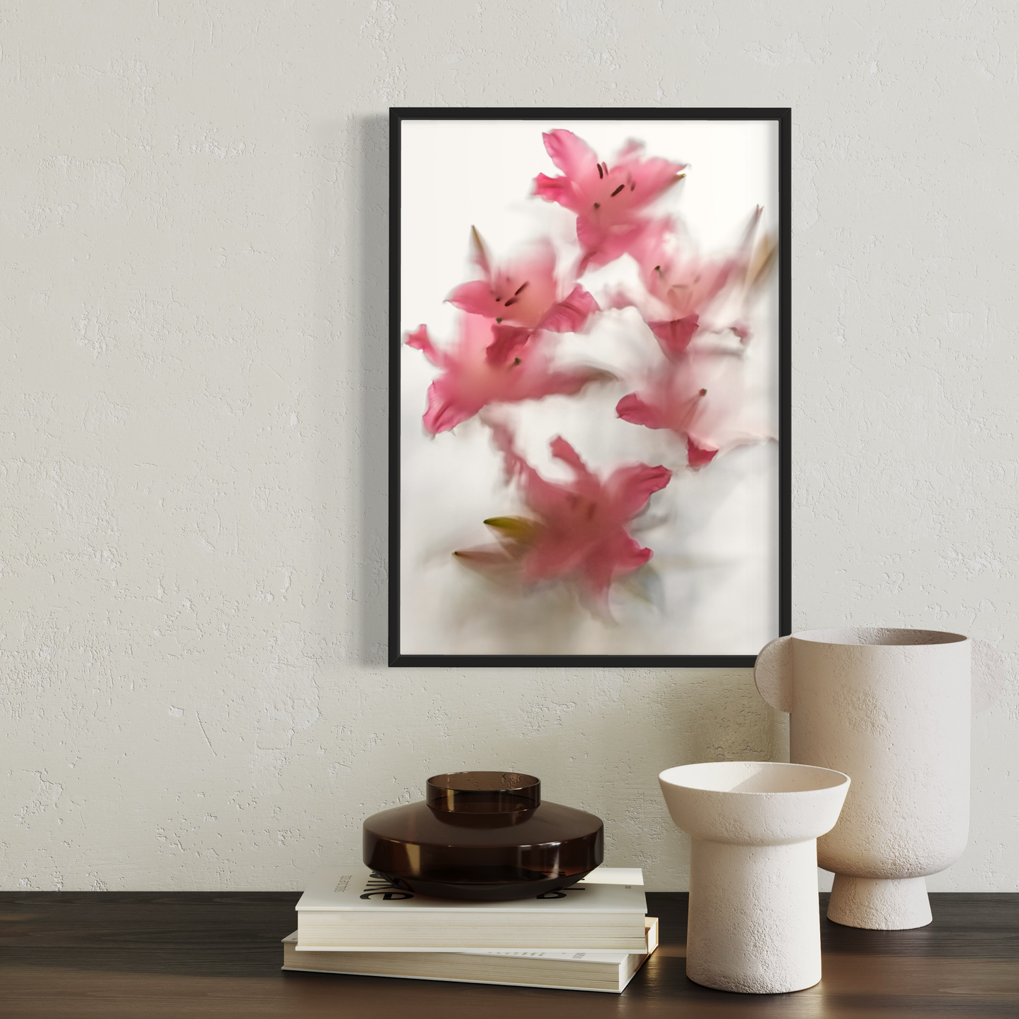Botanic Still Life collection - pink lilies