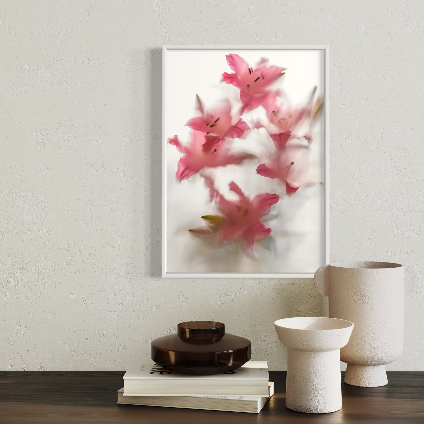 Botanic Still Life collection - pink lilies