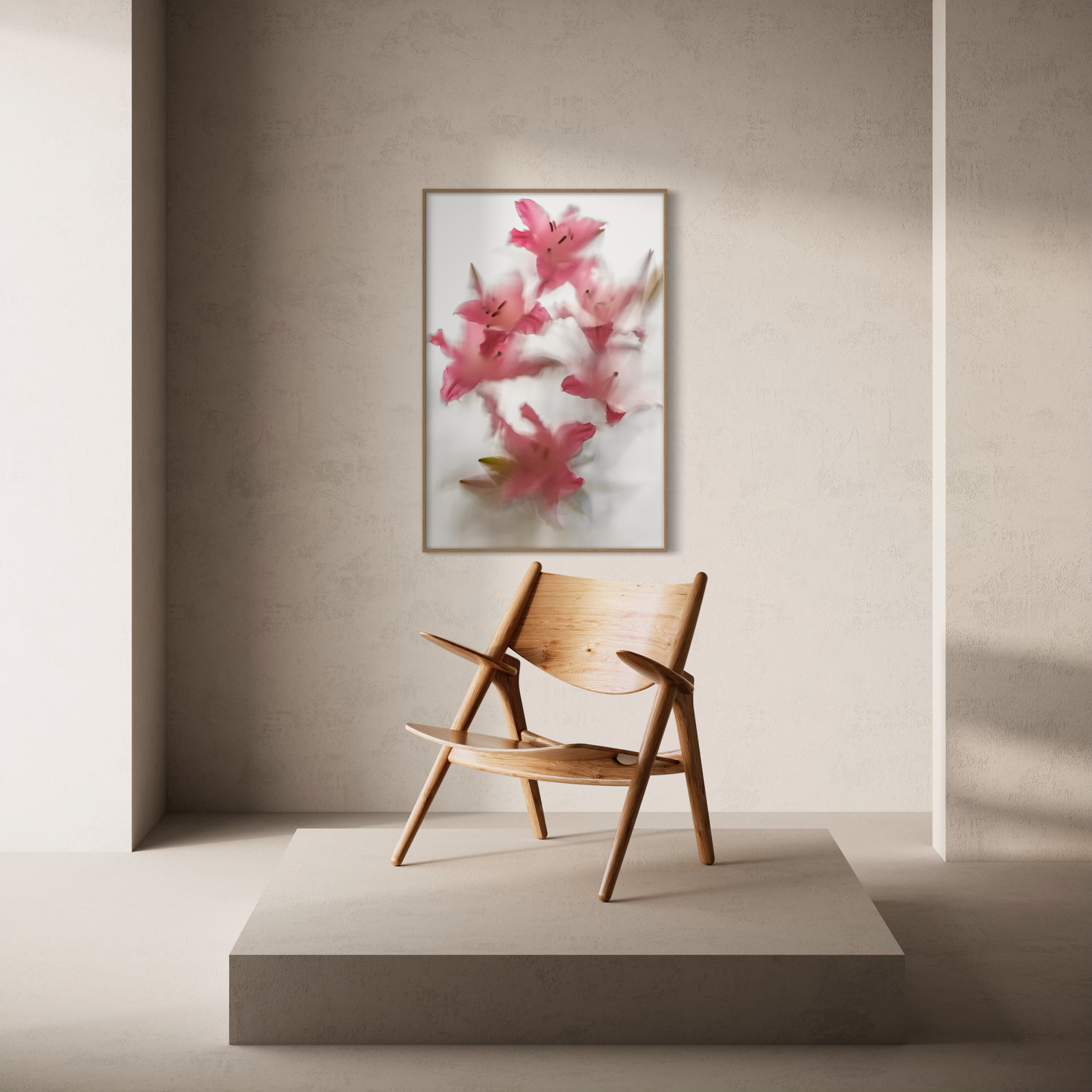 Botanic Still Life collection - pink lilies
