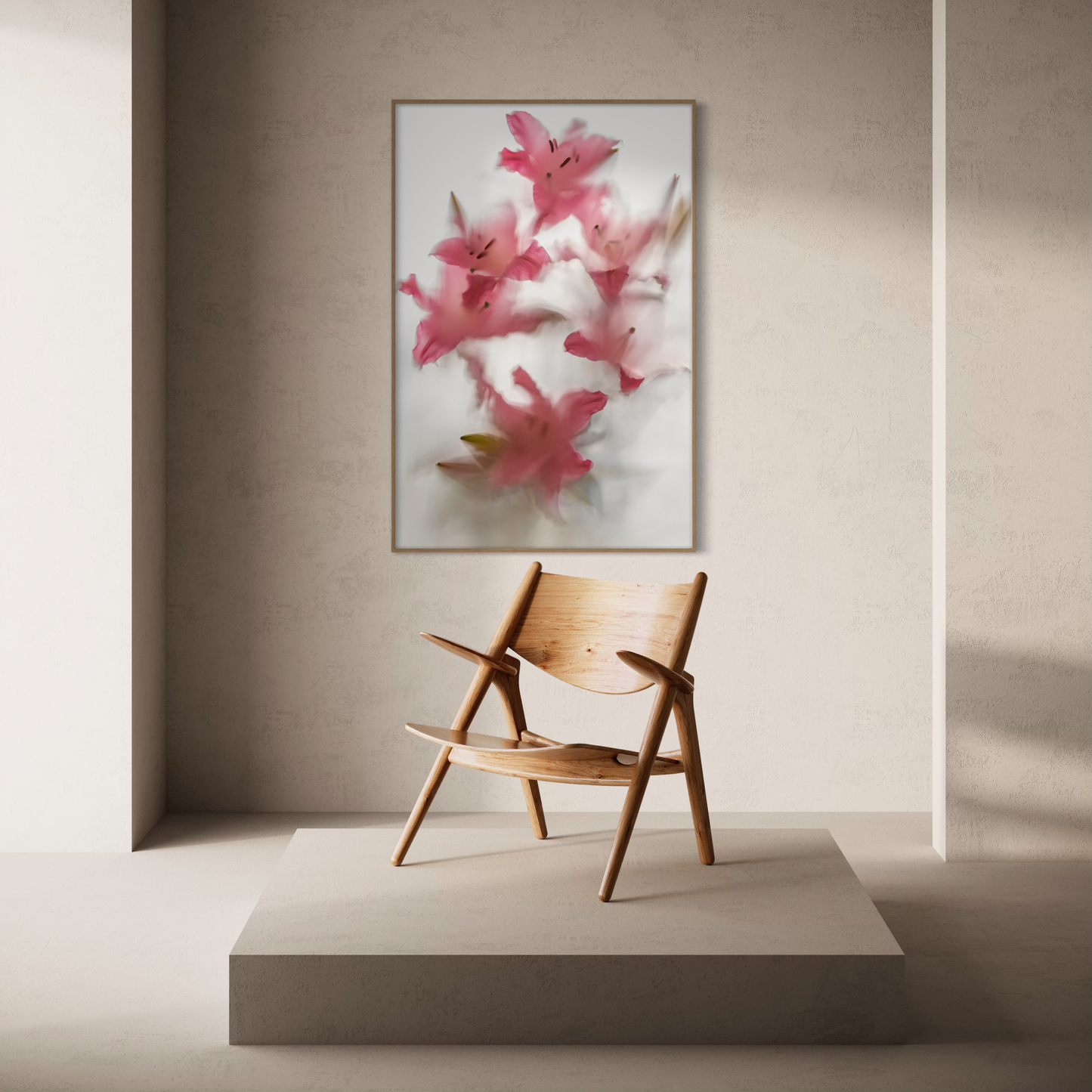 Botanic Still Life collection - pink lilies