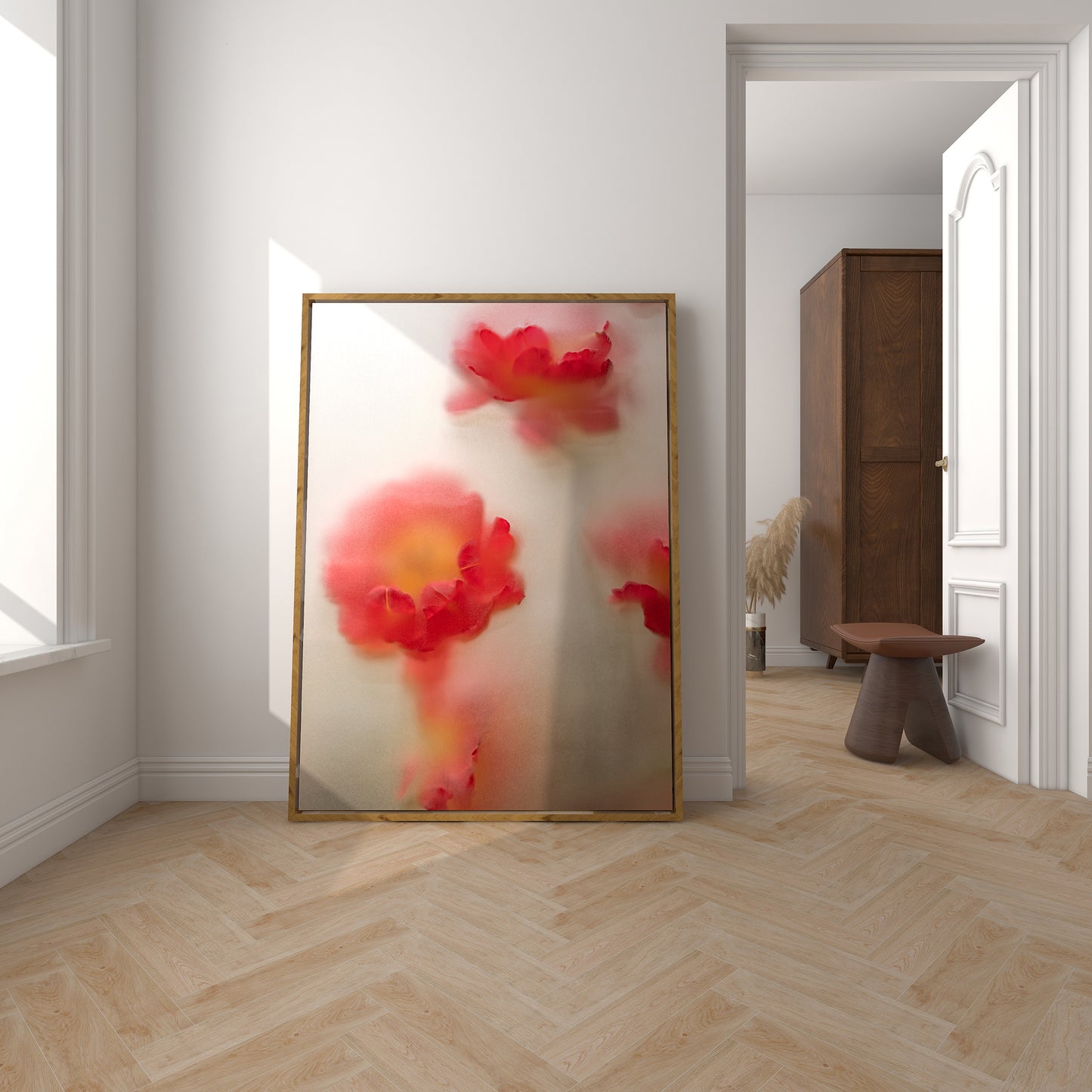 Botanic Still Life collection - red and yellow tulips