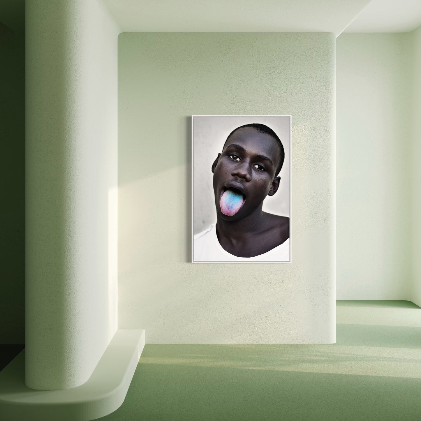 Dans Le Milieu collection - boy with the blue tongue