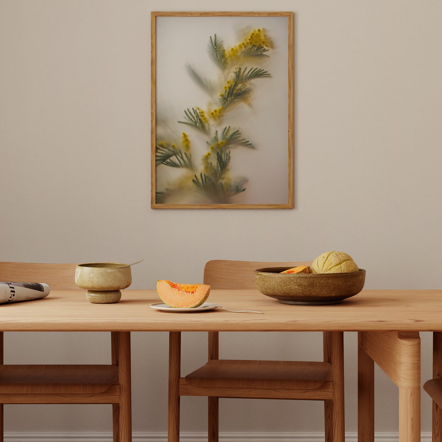 Botanic Still Life collection - mimosa branch #1